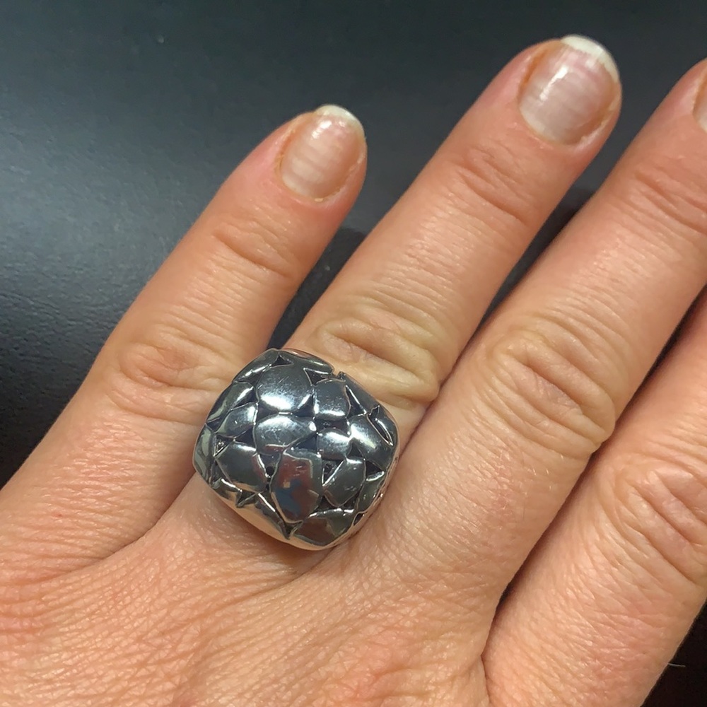 Sterling Silver Designer Ring - image 6